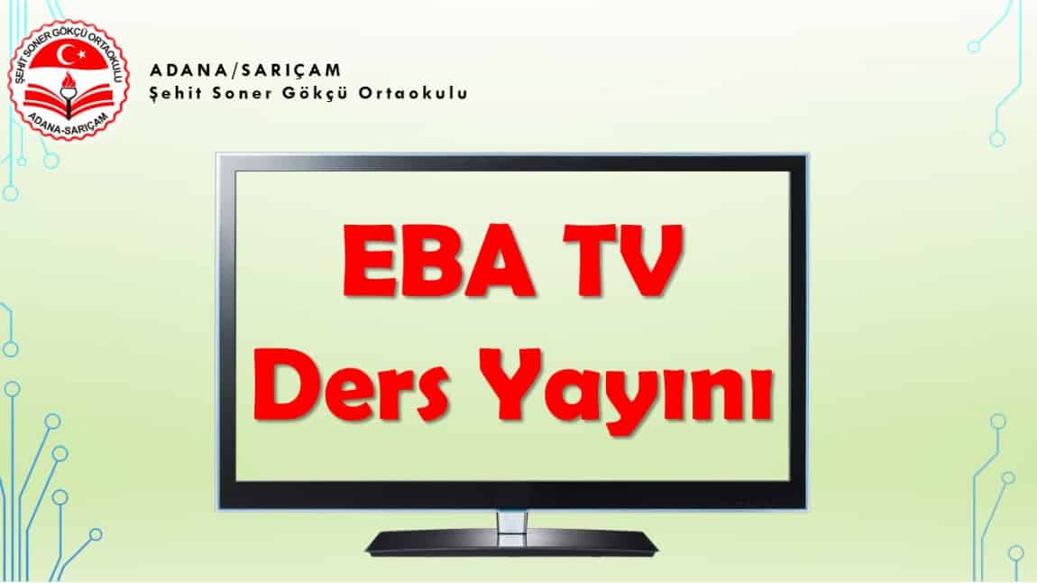 30 Mart 2020-3 Nisan 2020 EBA TV Ders Programı